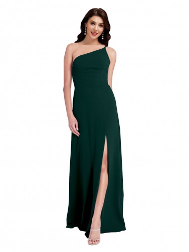 Long Midnight Green Sleeveless A-Line Open Back Formal Evening Gown / Prom Dress / Bridesmaid Dress Birmingham