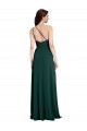 Long Midnight Green Sleeveless A-Line Open Back Formal Evening Gown / Prom Dress / Bridesmaid Dress Birmingham