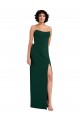 Long Midnight Green Sleeveless Sheath Low Back Formal Evening Gown / Prom Dress / Bridesmaid Dress Birmingham