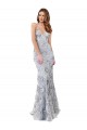 Long Silver Sleeveless Mermaid Open Back Formal Evening Gown / Prom Dress / Bridesmaid Dress Birmingham