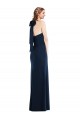 Long Dark Navy Sleeveless Trumpet Open Back Semi Formal Evening Dress / Prom Dress / Bridesmaid Dress Birmingham