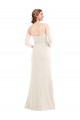 Long Ivory Sleeveless Trumpet Semi Formal Evening Dress / Prom Dress / Bridesmaid Dress Birmingham