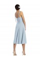 Midi Length Light Sky Blue Sleeveless A-Line Evening Gown / Prom Dress / Bridesmaid Dress Birmingham