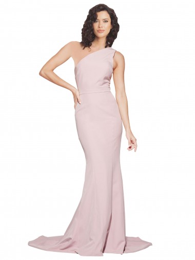 Sweep Train Mauve Sleeveless Sheath Semi Formal Evening Dress / Prom Dress / Bridesmaid Dress Birmingham