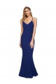 Long Royal Blue Sleeveless Sheath Open Back Formal Evening Gown / Prom Dress / Bridesmaid Dress Birmingham