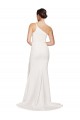 Sweep Train Ivory Sleeveless Sheath Side Slit Semi Formal Evening Dress / Prom Dress / Bridesmaid Dress Birmingham