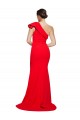 Sweep Train Red Sleeveless Sheath Semi Formal Evening Dress / Prom Dress / Bridesmaid Dress Birmingham