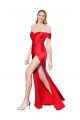 Long Red Sleeveless Mermaid High Slit Formal Evening Gown / Prom Dress / Bridesmaid Dress Birmingham