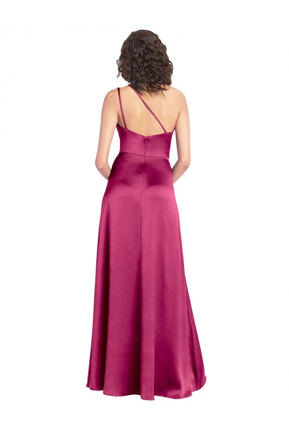 Long Fuchsia Sleeveless A-Line Open Back Formal Evening Gown / Prom Dress / Bridesmaid Dress Birmingham