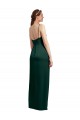 Long Hunter Sleeveless Column Low Back Formal Evening Gown / Prom Dress / Bridesmaid Dress Birmingham