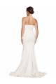 Sweep Train Ivory Sleeveless Mermaid Low Back Formal Evening Gown / Prom Dress / Bridesmaid Dress Birmingham