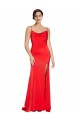 Long Red Sleeveless Sheath Low Back Formal Evening Gown / Prom Dress / Bridesmaid Dress Birmingham