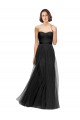 Long Black Sleeveless A-Line Bridesmaid Dress Birmingham