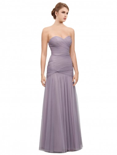 Long Heather Sleeveless Mermaid Bridesmaid Dress Birmingham