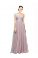Long Light Lilac Sleeveless A-Line Bridesmaid Dress / Evening Dress Birmingham