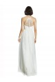 Long White Sleeveless A-Line Bridesmaid Dress Birmingham