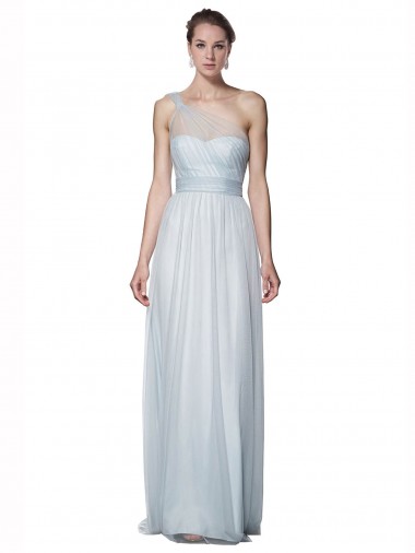 Long Mist Sleeveless A-Line Bridesmaid Dress Birmingham