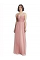 Long Rose Pink Sleeveless A-Line Bridesmaid Dress Birmingham