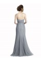 Long Slate Grey Sleeveless Mermaid Bridesmaid Dress Birmingham