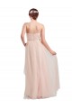 Long Pink Sleeveless A-Line Tulle Bridesmaid Dress / Evening Dress Birmingham