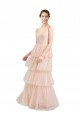 Long Pink Sleeveless A-Line Semi Formal Evening Dress / Bridesmaid Dress Birmingham