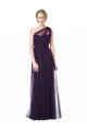 Long Plum Sleeveless A-Line Bridesmaid Dress Birmingham