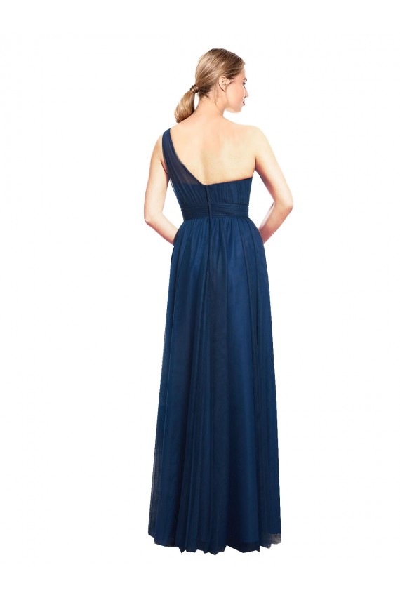 Long Black Sleeveless A-Line Tulle Bridesmaid Dress / Evening Dress Birmingham