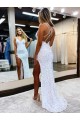 Long Sleeveless Sheath Velvet Sequin Prom Dress / Evening Dress Birmingham