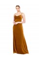 Long Gold Sleeveless A-Line Prom Dress / Bridesmaid Dress Birmingham