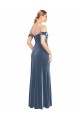 Long Dusty Blue Sleeveless A-Line Prom Dress / Bridesmaid Dress Birmingham