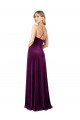 Long Grape Sleeveless A-Line Open Back Formal Evening Gown / Prom Dress / Bridesmaid Dress Birmingham