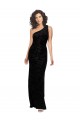 Long Black Sleeveless Sheath Bridesmaid Dresses Birmingham