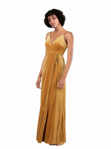 Long Gold Sleeveless Column V-Back Black Tie Evening Gown / Prom Dress / Bridesmaid Dress Birmingham
