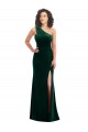 Long Dark Green Sleeveless Trumpet Black Tie Prom Dress / Bridesmaid Dress Birmingham