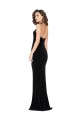 Long Black Sleeveless Sheath Low Back Semi Formal Evening Dress / Prom Dress / Bridesmaid Dress Birmingham